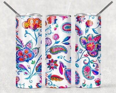 Bright Floral Tumbler