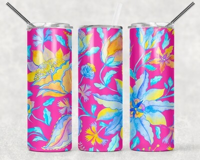 Bright Floral Tumbler