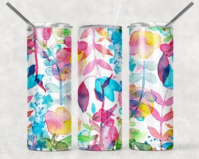 Bright Floral Tumbler