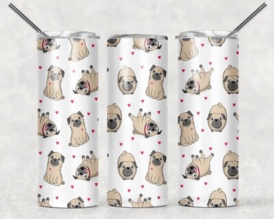 Pug Dog Tumbler