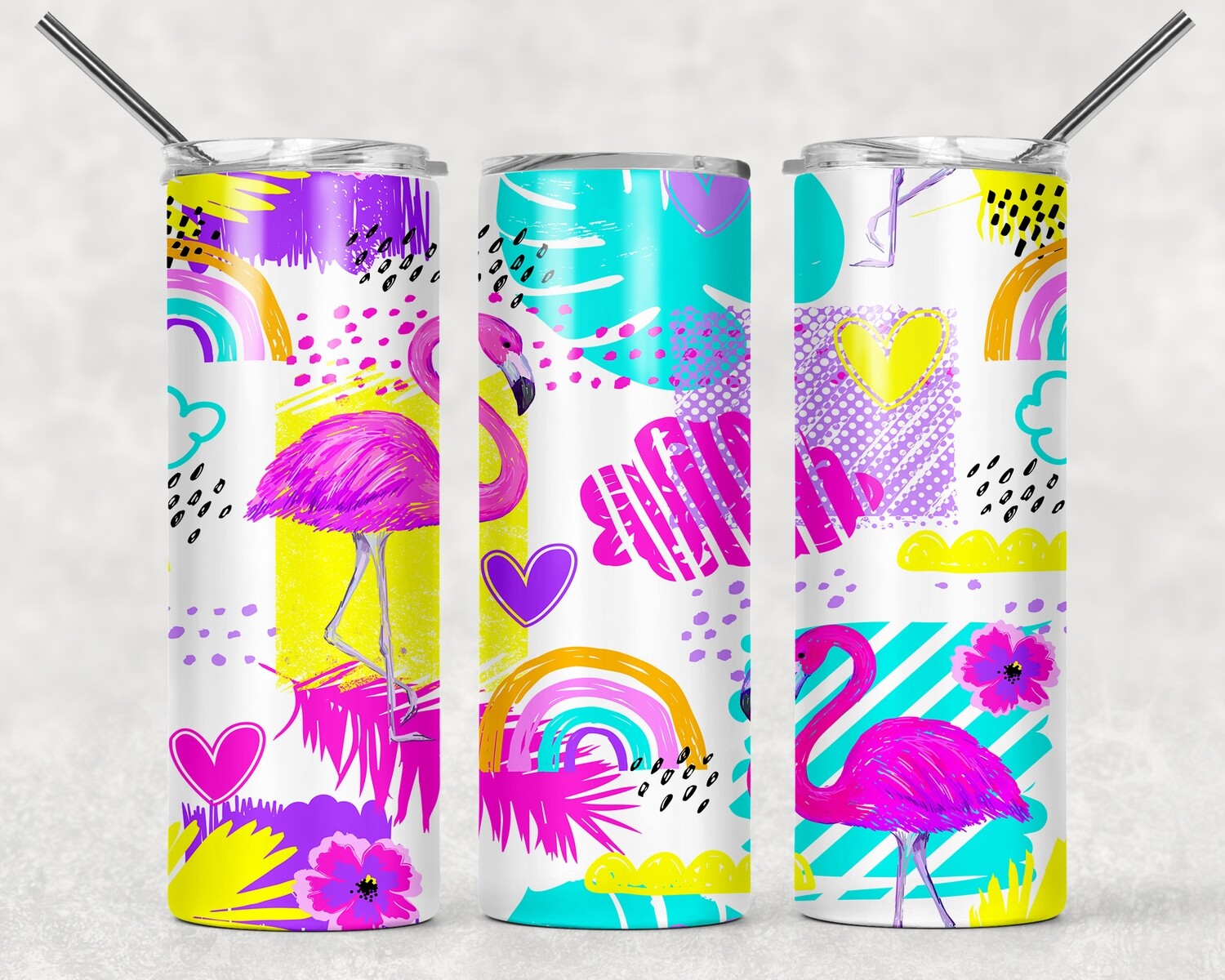 Flamingo Summer Tumbler