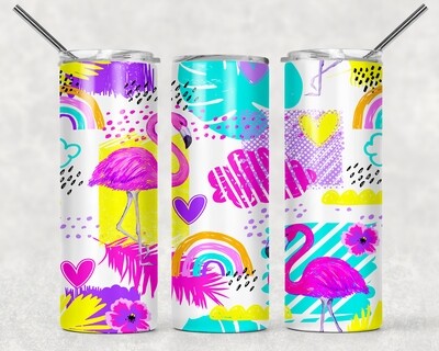 Flamingo Summer Tumbler