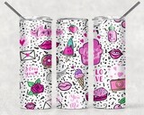 Pop Culture 90s Pattern Tumbler