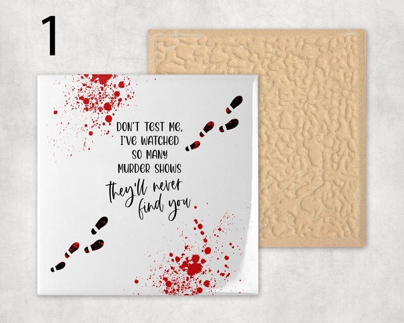 True Crime Mix And Match Coasters