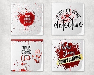 True Crime Coaster Set