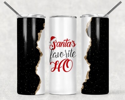 Santa&#39;s Favorite Ho Christmas Tumbler