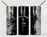 Faith Jesus Glitter Tumbler