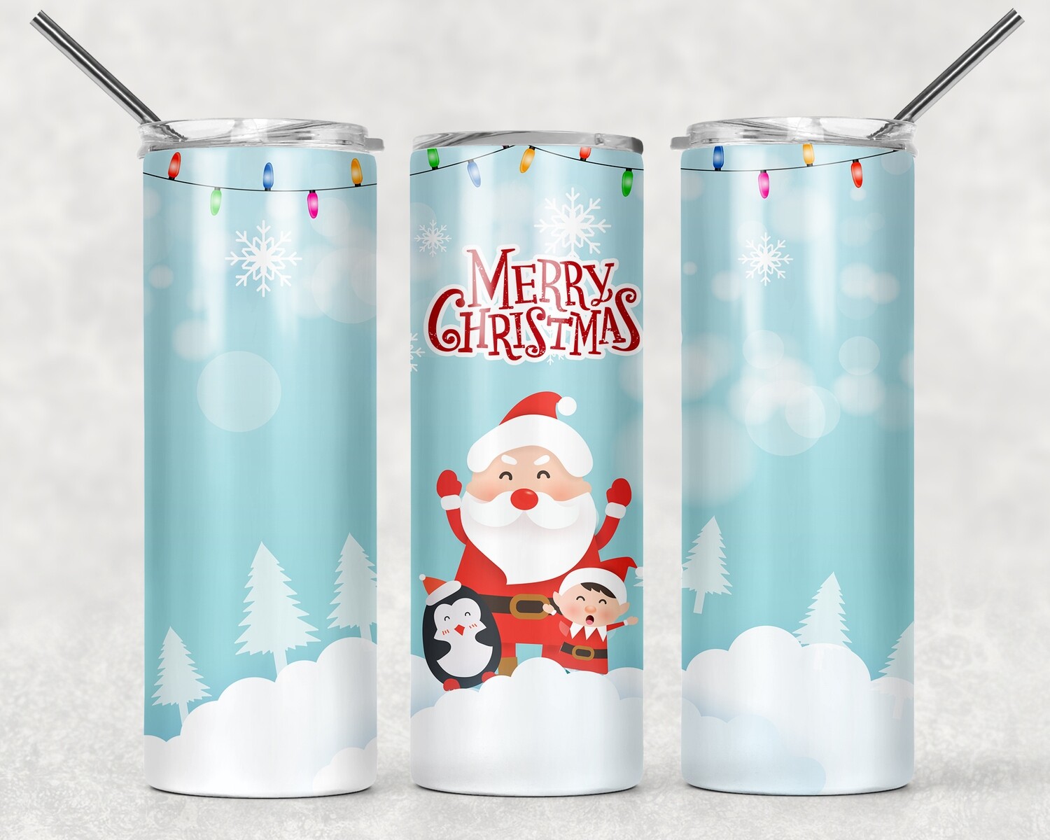 Merry Christmas Santa Claus Tumbler