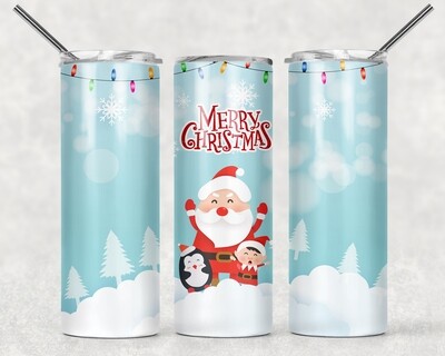 Merry Christmas Santa Claus Tumbler