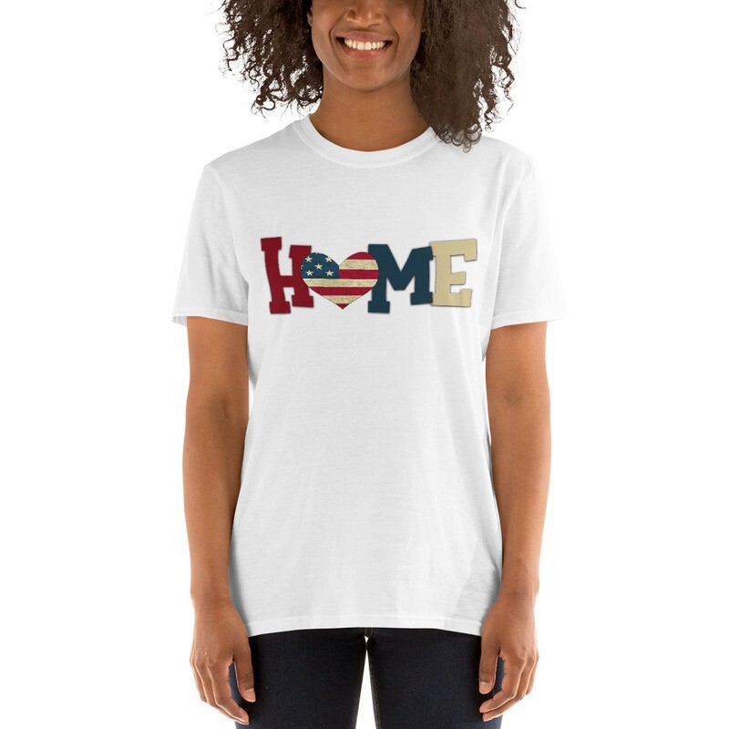 Home Patriotic Heart T-Shirt
