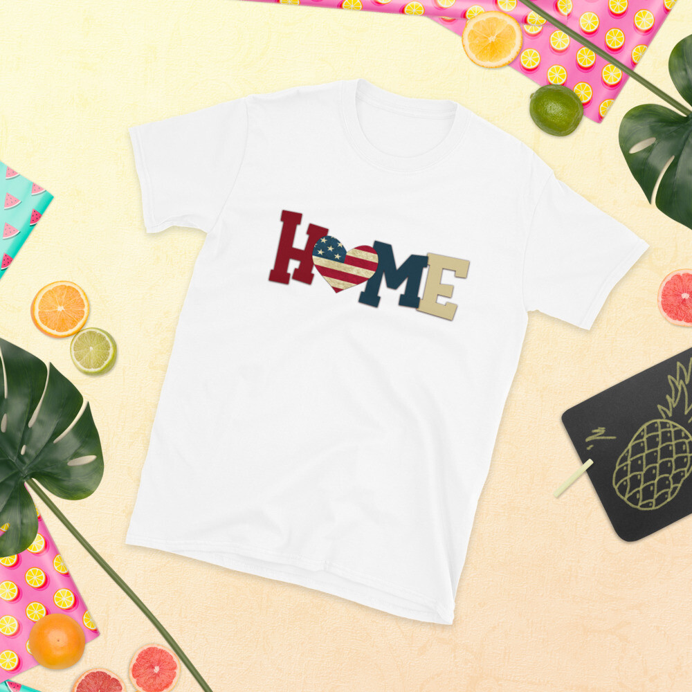 Home Patriotic Heart T-Shirt