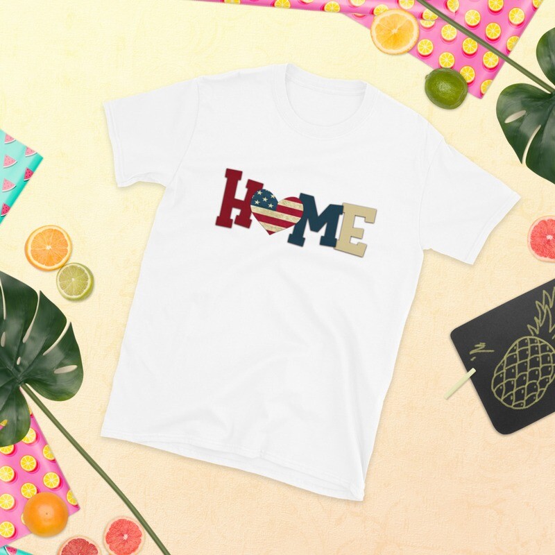 Home Patriotic Heart T-Shirt