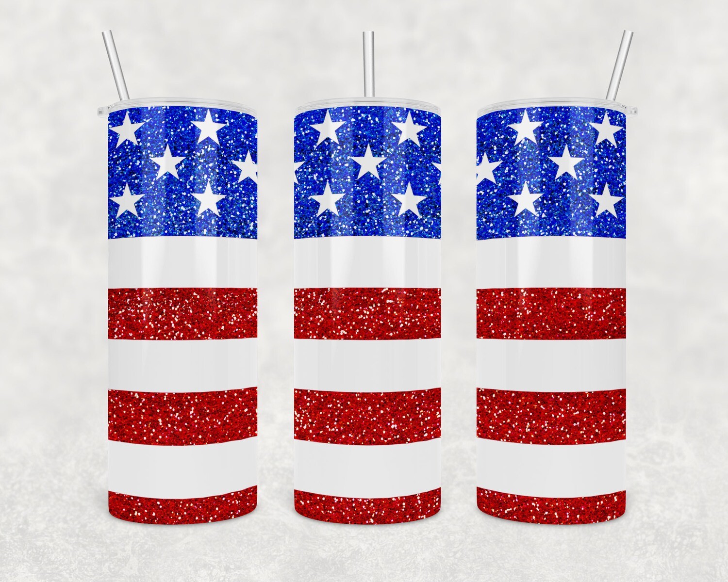 USA Flag Patriotic Tumbler