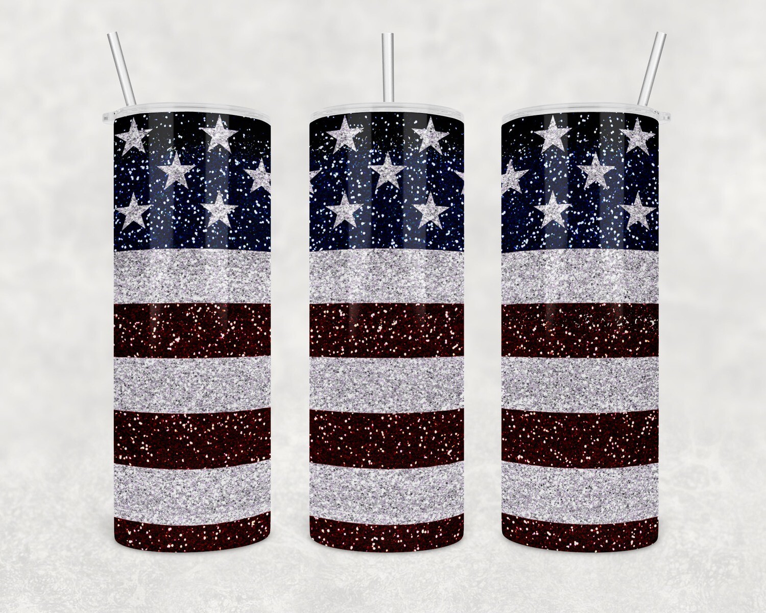 USA Flag Patriotic Tumbler