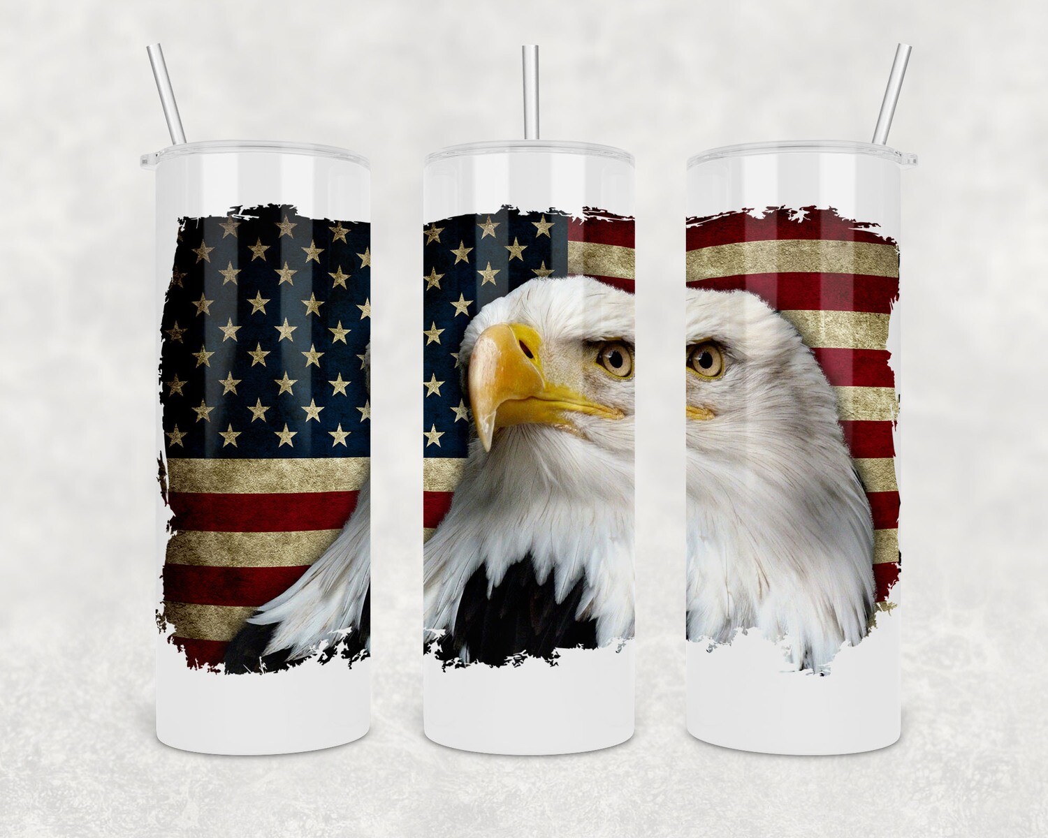 American Flag Eagle Tumbler