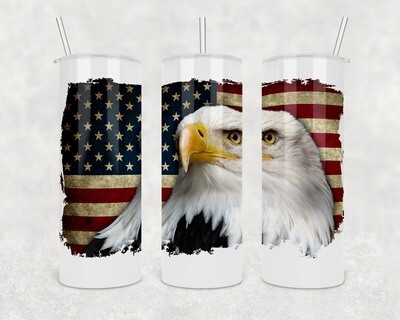American Flag Eagle Tumbler
