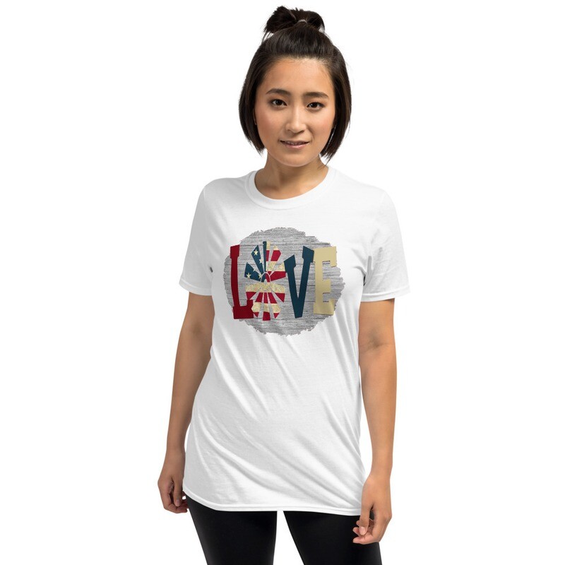 Love With Patriotic Windmill T-shirt