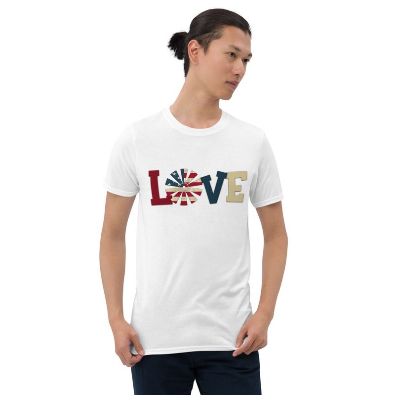 Love With Patriotic Windmill T-Shirt