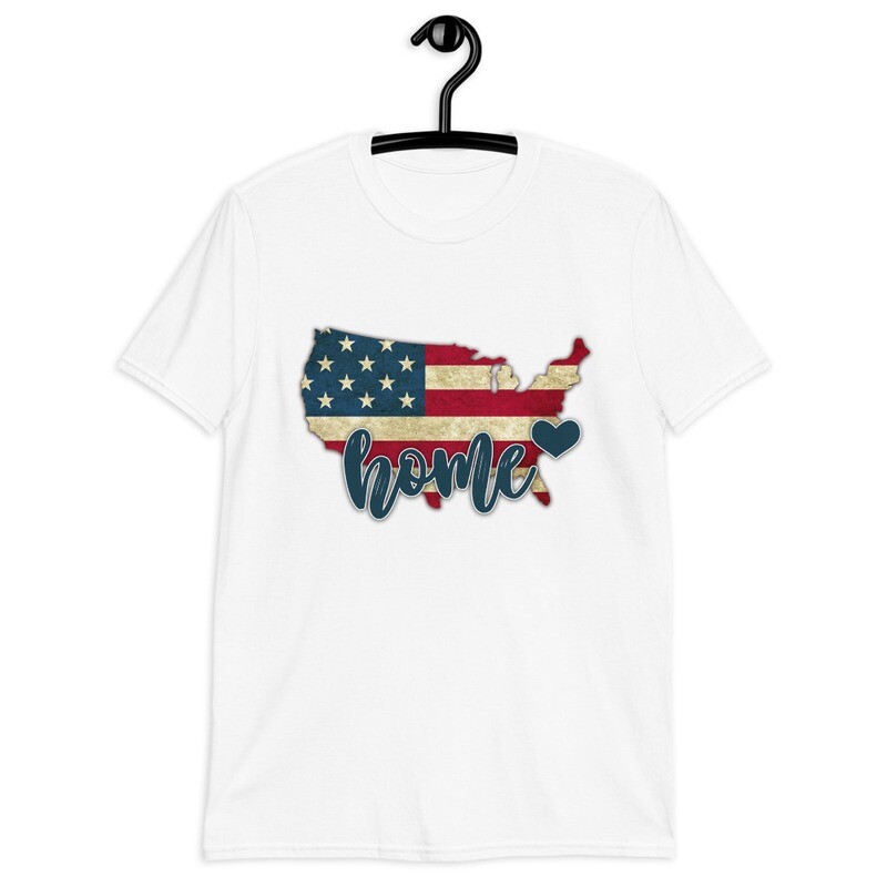 Home American Flag USA T-Shirt