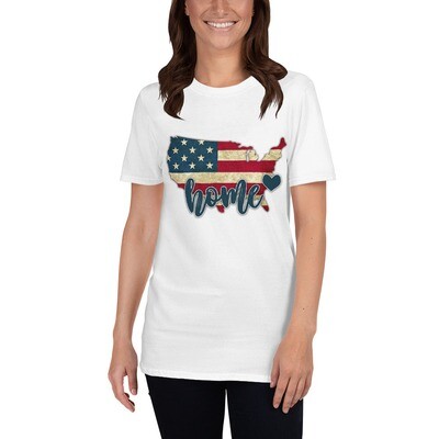 Home American Flag USA T-Shirt
