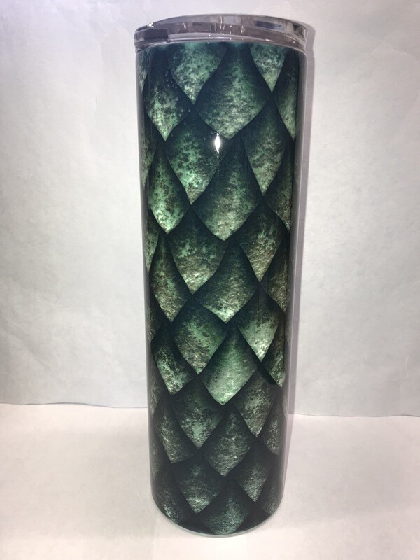 Green Dragon Scales Tumbler