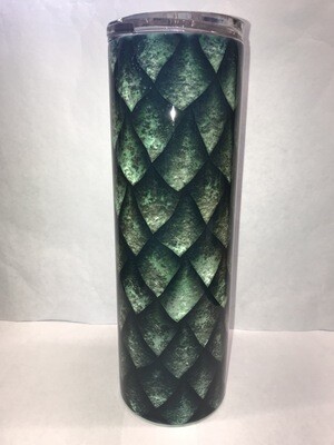 Green Dragon Scales Tumbler