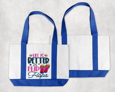 Life Is Better In Flip Flops Tote Bag