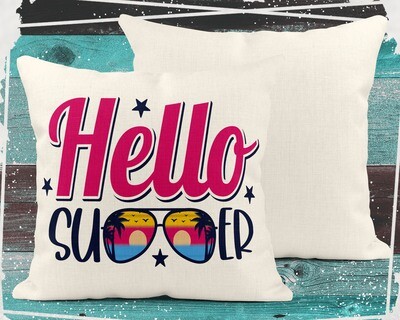Hello Summer Pillow Cover