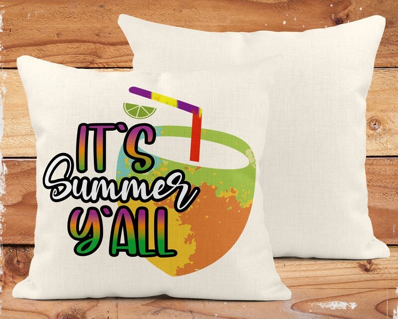 It's Summer Y'all Pillow Cover