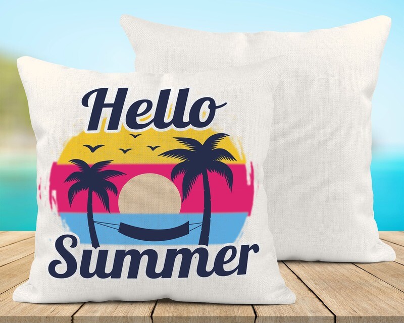 Hello Sumer Pillow Cover