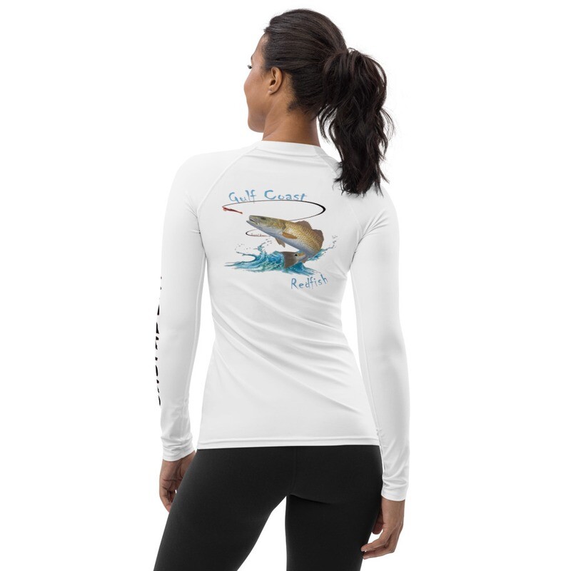 Gulf Coast Redfish Ladies V-Neck Performance Shirt