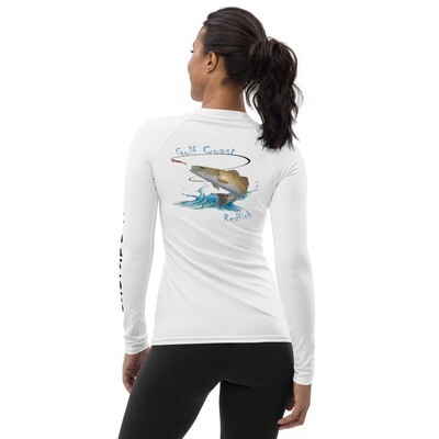 Gulf Coast Redfish Ladies V-Neck Performance Shirt