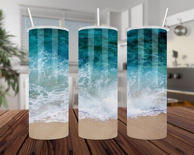 Beach Ocean Sand Tumbler