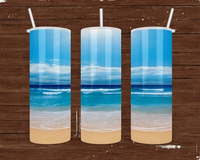 Beach Ocean Sand Tumbler