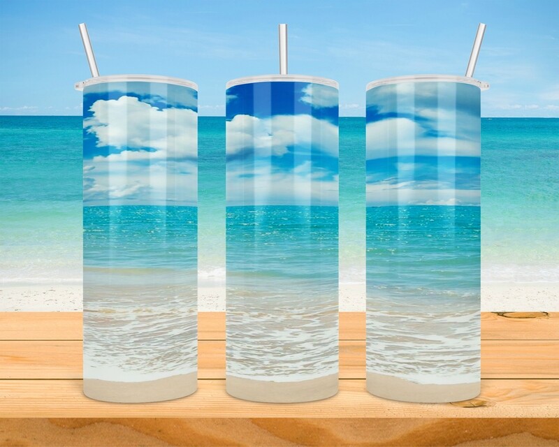 Beach Ocean Sand Tumbler