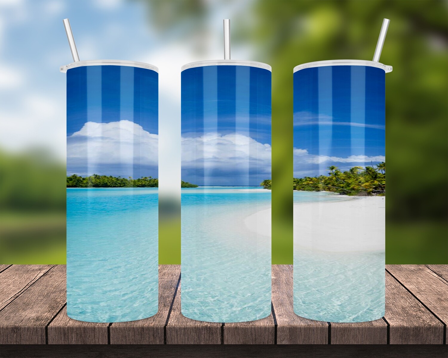 Beach Ocean Sand Tumbler