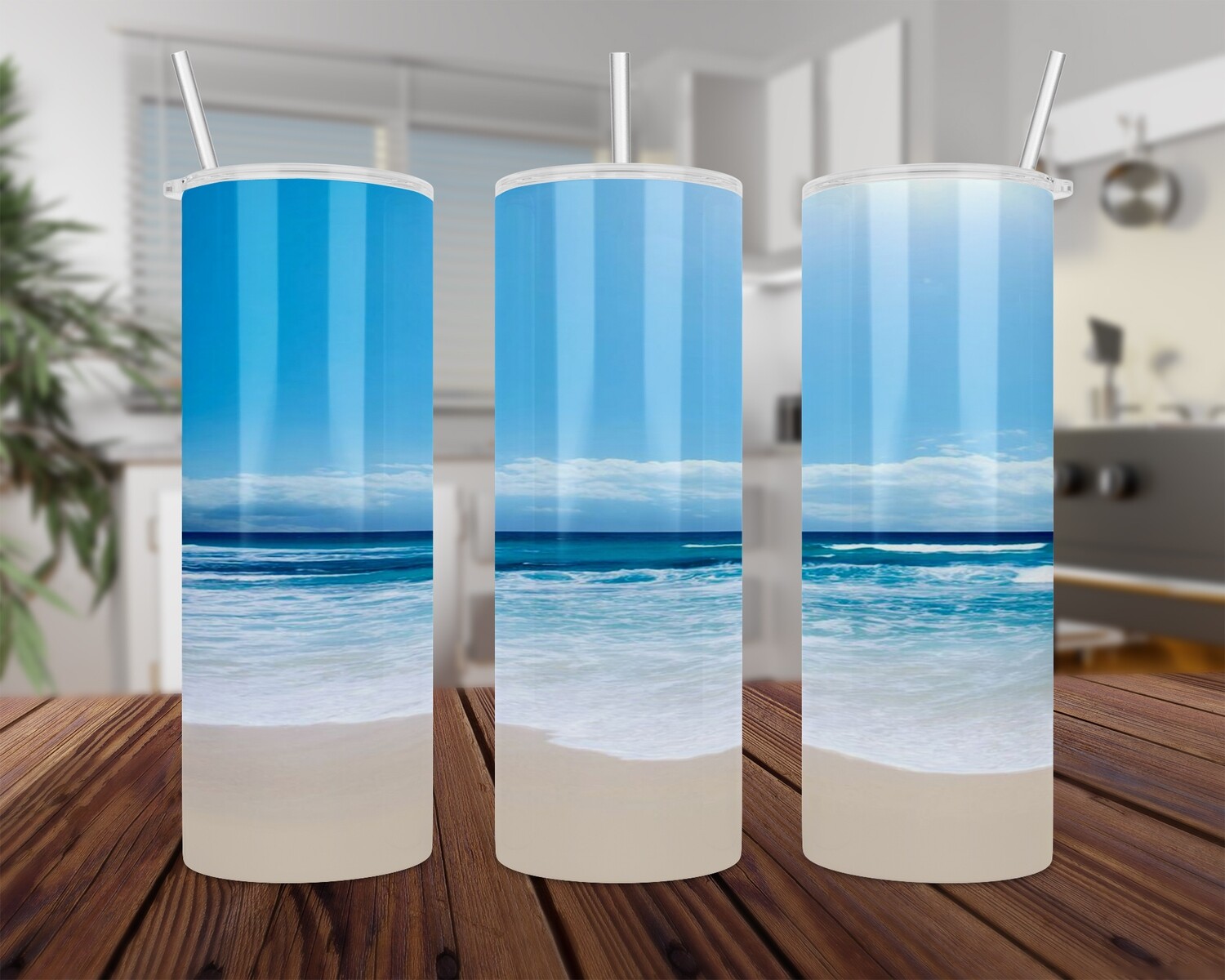 Beach Ocean Sand Tumbler
