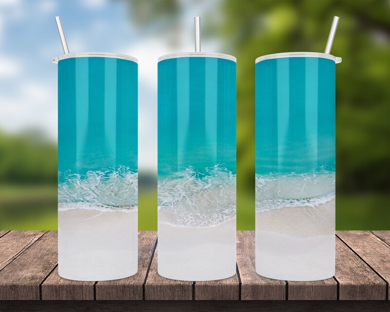 Beach Ocean Sand Tumbler