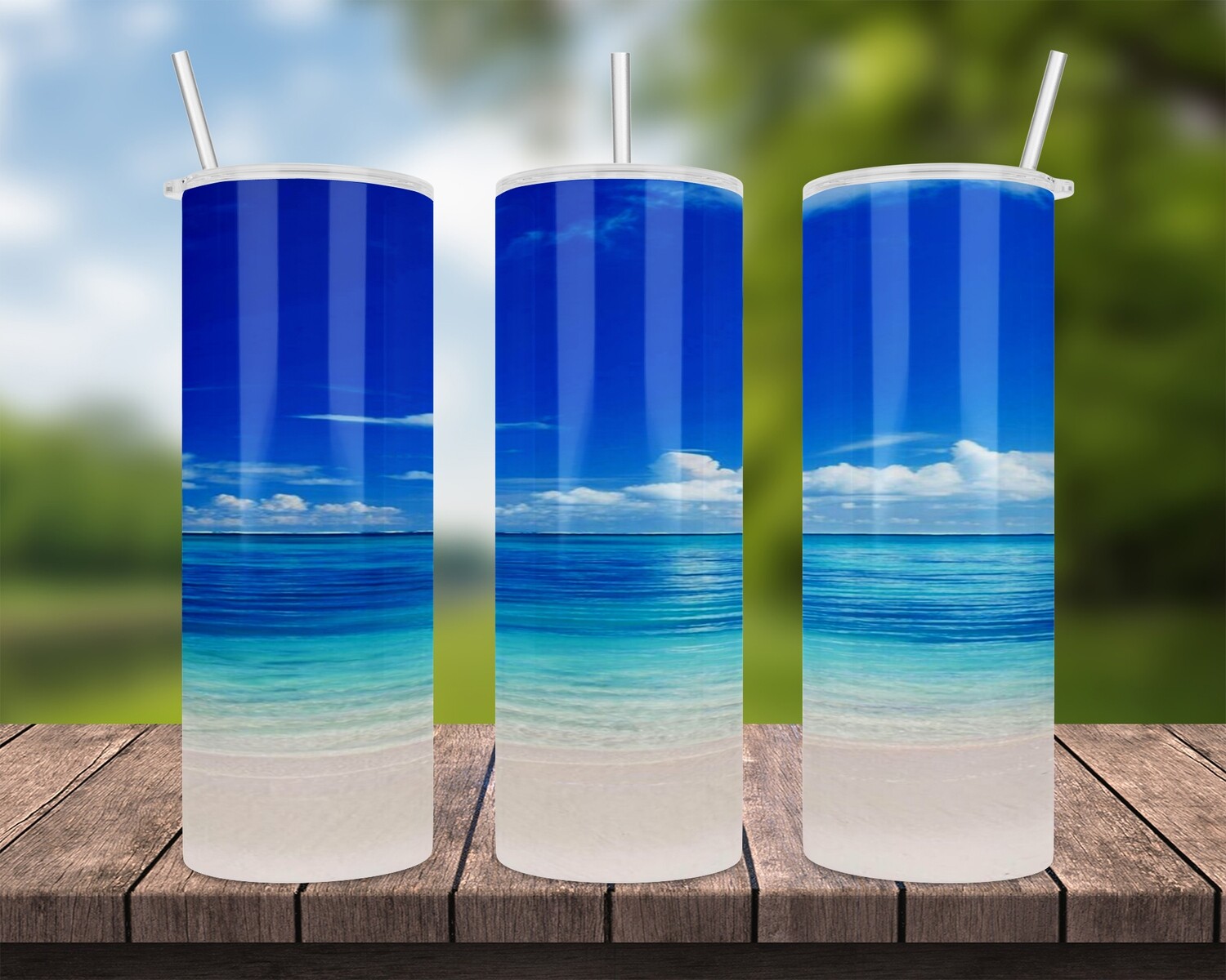 Beach Ocean Sand Tumbler