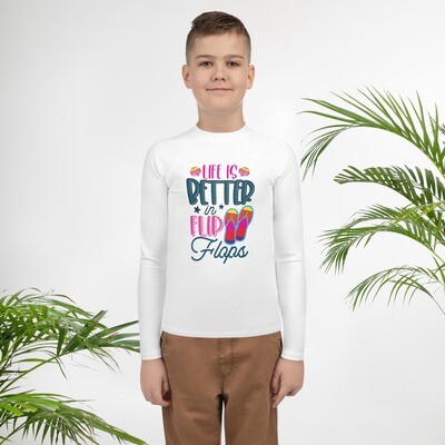 Life Is Better In Flip Flops Youth Performance Shirt