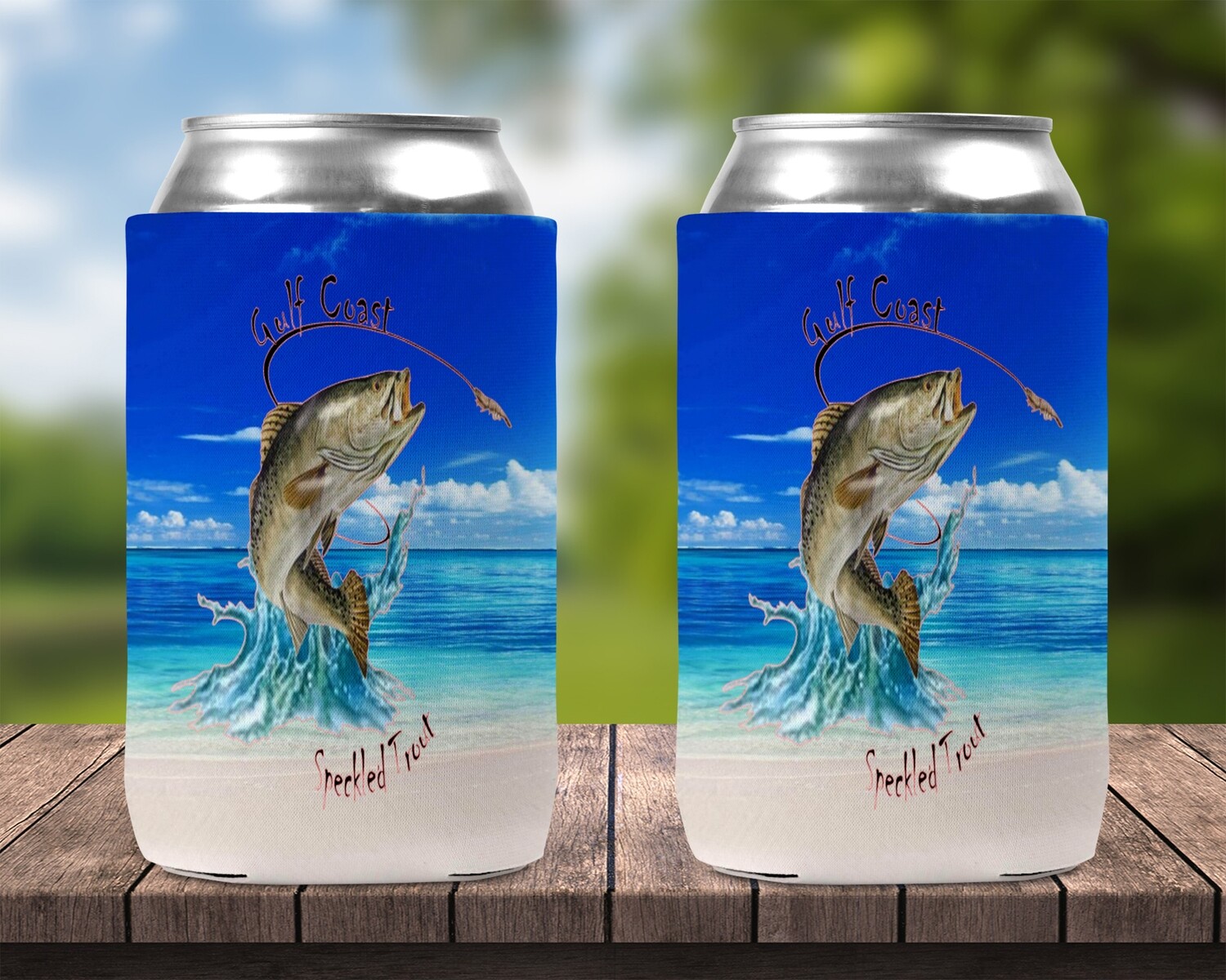 Gulf Coast Speckled Trout Koozie