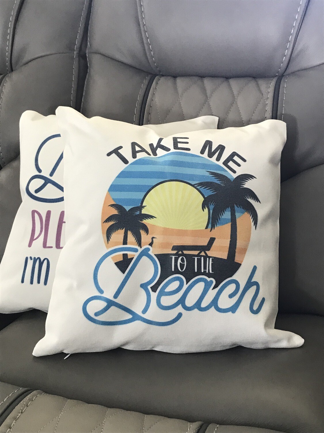Take Me To The Beach Pillow Cover