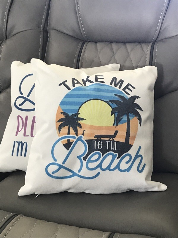 Take Me To The Beach Pillow Cover