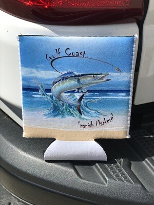 Gulf Coast Spanish Mackerel Koozie