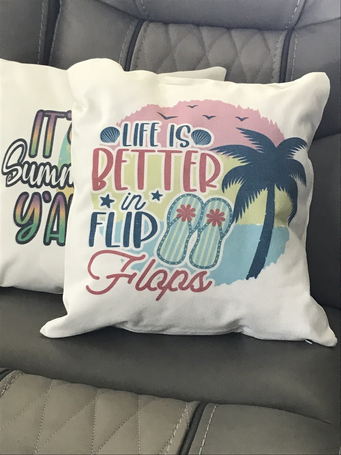 Life Is Better In Flip Flops Pillow Cover