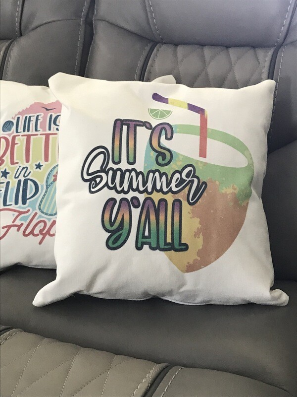 It&#39;s Summer Y&#39;all Pillow Cover