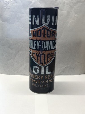 Harley Davidson Motor Oil Tumbler