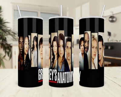 Grey&#39;s Anatomy Original Cast Tumbler