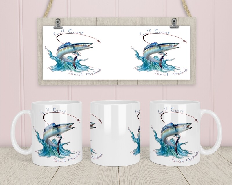 Gulf Coast Spanish Mackerel Coffee Mug