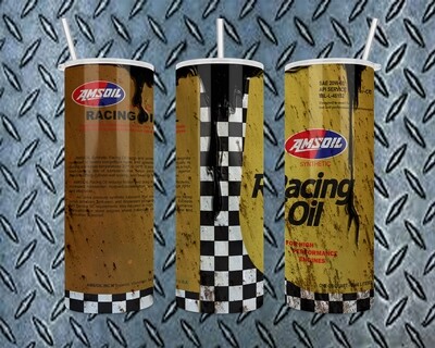 Amsoil Racing Oil Grunge Tumbler